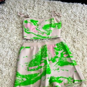 Matching sweater shirt set. Size medium. Never worn